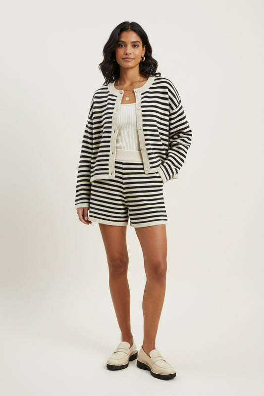 Bartlett Shorts High Waist Knit Shorts