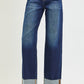 Lloyd Slouchy Barrel Cuffed Hem Jeans by Risen