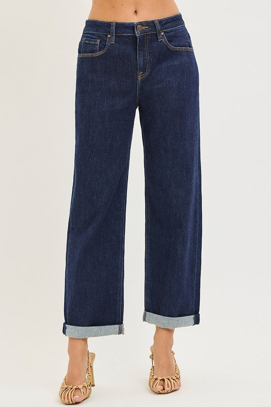 Milo Slouchy Crop Boyfriend Jeans by Risen