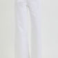 Alexandra Tummy Control Mid Rise Ankle Straight Raw Hem Jeans by Risen