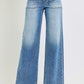 Sammy High Rise Wide Leg Patch Pocket Jeans by Risen