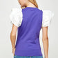 Maysvill eFlutter Ruffle Sleeve Top