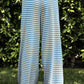 Marlowe Pants Stretch Mid Waist Stripe Wide Leg Pants