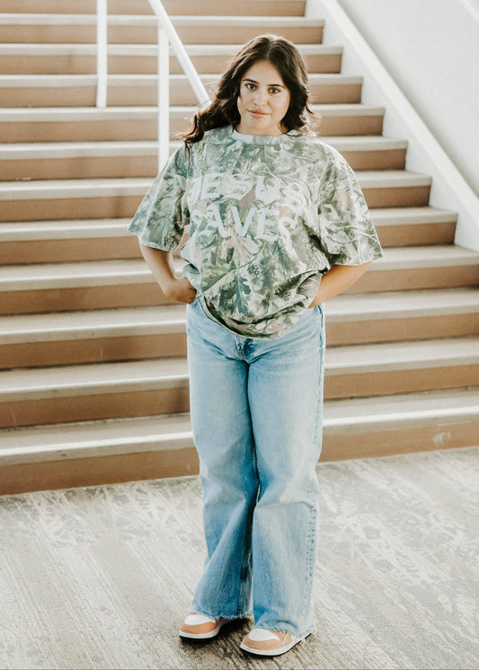 Jesus Saves Unisex Camo Tee