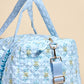 On-the-Go Quilted Weekender Bag–Oh So Fancy Blue