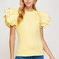 Maysvill eFlutter Ruffle Sleeve Top
