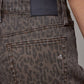Jackson Brown Cheetah High Rise 3" Inseam Shorts by Hidden Denim