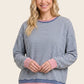 Eden Contrast Striped Long Sleeve Sweatshirt