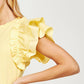 Maysvill eFlutter Ruffle Sleeve Top