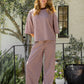 Marlowe Pants Stretch Mid Waist Stripe Wide Leg Pants