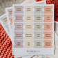 Pastel Floral Bible Tabs