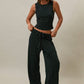 Libby Mid Rise Wide Leg Polka Dot Pants