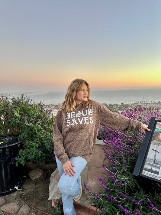 Jesus Saves Leopard Special Hoodie