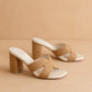 The Santiago Toffee | Raffia Summer Heel