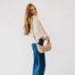 Paige Structured Suede Woven Crossbody