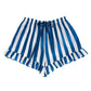 Blue Stripe Ruffled Shorts and Long Sleeve PJ Set
