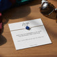 Faith Over Fear Lapis Lazuli Cross Necklace on Gold Chain