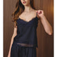 Fluid Cami Top With Lace Trim