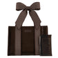 Espresso Polka Dot Bow Jelly Tote Bag (Classic) by Case-Mate