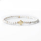 Faith Over Fear Cross Howlite Stretch Bracelet