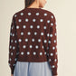 Bellamy Drop Shoulder Polka Dot Sweater