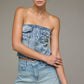 Scottie Raw Hem A Line Shorts by Hidden Denim