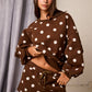 Bodi Top Polka Dot Fleece Sweatshirt