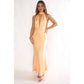 Worthington Satin Halter Maxi Dress