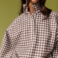 Checkered Piper Snap Button Sweater