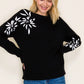Floral Embroidered Sweater