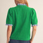 Flux Ruffle Detail Lovely Sweater Top