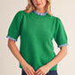 Flux Ruffle Detail Lovely Sweater Top