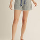 Staten Drawstring Waist Stripe Shorts