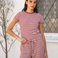 Marlowe Tee Classic Crewneck Stripe Short Sleeve T-Shirt