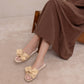 The Ginny | Natural Textured Bow Slide