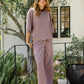 Marlowe Pants Stretch Mid Waist Stripe Wide Leg Pants