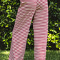 Marlowe Pants Stretch Mid Waist Stripe Wide Leg Pants