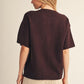 Core Drop Shoulder Comfy Sweater Top
