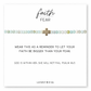 Faith Over Fear 3mm Faceted Amazonite Bracelet w/ Cross
