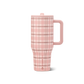 Pillow Talk Plaid HydroJug 40 oz Traveler Tumbler