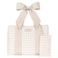 Latte Gingham Bow Jelly Tote Bag (Classic) by Case-Mate