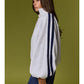 Bailey Snap Collar Varsity Sweatshirt