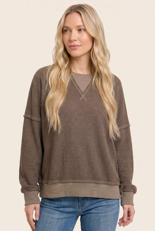 Rocky Raw Edge Thermal Long Sleeve