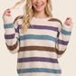 Aspen Textured Stripe Long Sleeve