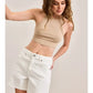 Hartfield 5” Inseam High Rise Ava A-Line Shorts by Hidden