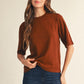 Alamo Half Sleeve Round Neck Comfy Sweater Top