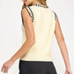 Winchester Embroidered Sleeveless Knit Tank Top