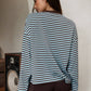 Marlowe Long Sleeve Top Classic Striped Long Sleeve Top