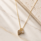 Tiny Pave CZ Heart Necklace