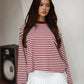 Marlowe Long Sleeve Top Classic Striped Long Sleeve Top